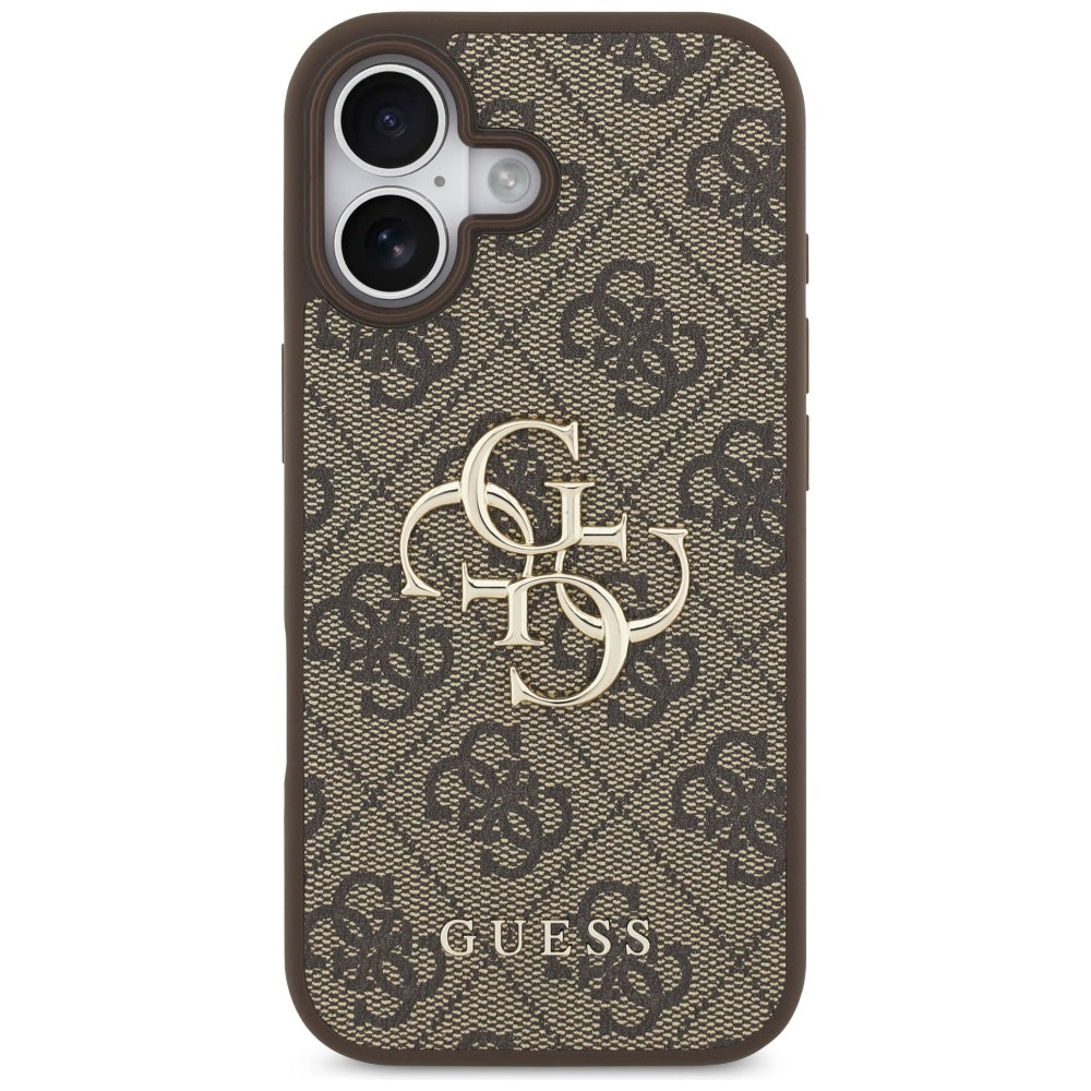 Husa de protectie Guess Hardcase 4G Big Logo (GUHCP17S4GMGBR) compatibil cu iPhone 17, Maro