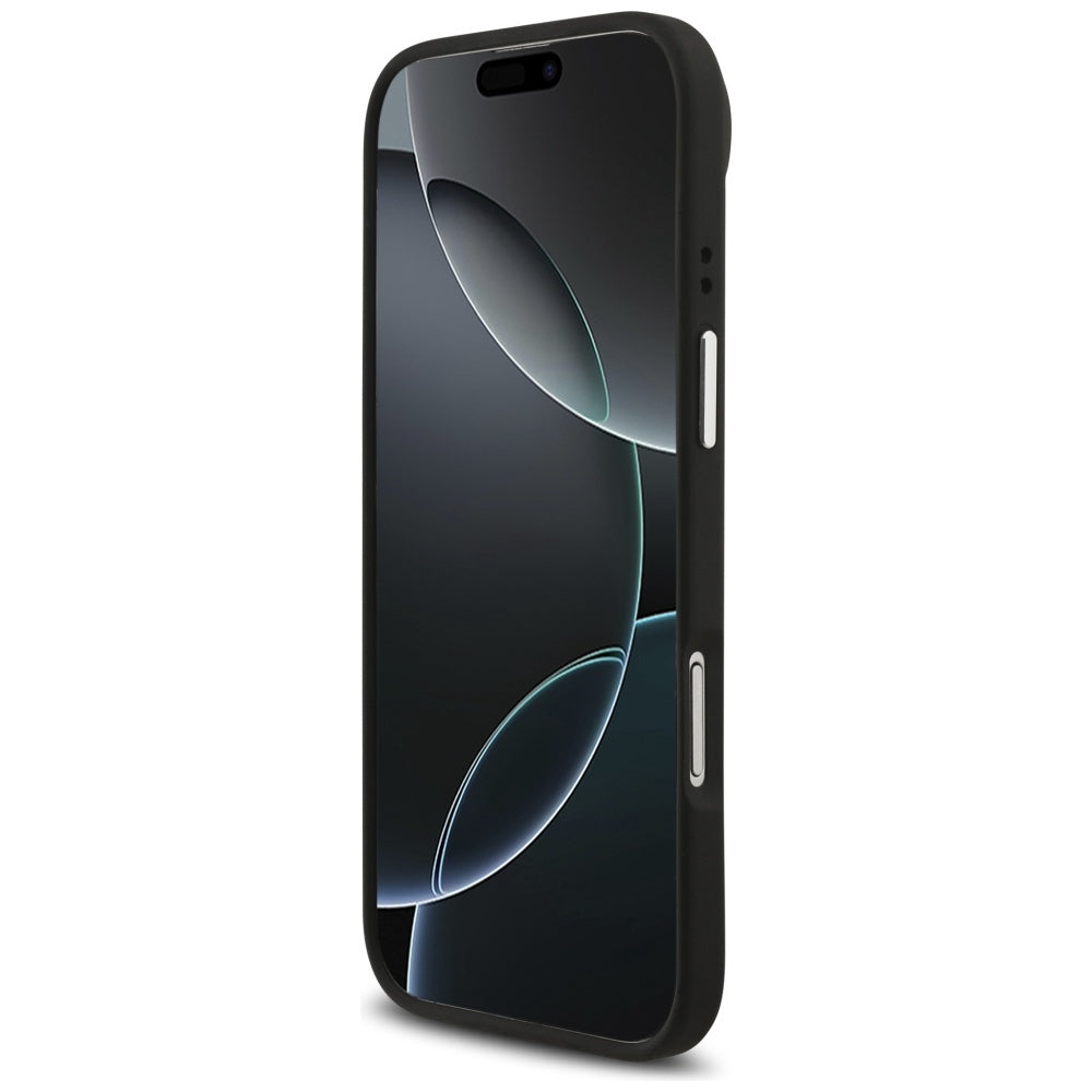 Husa de protectie Guess Hardcase 4G Grained Big and Classic Logo (GUHCP17MPG4SMCEK) compatibil cu iPhone 17 Air, Negru