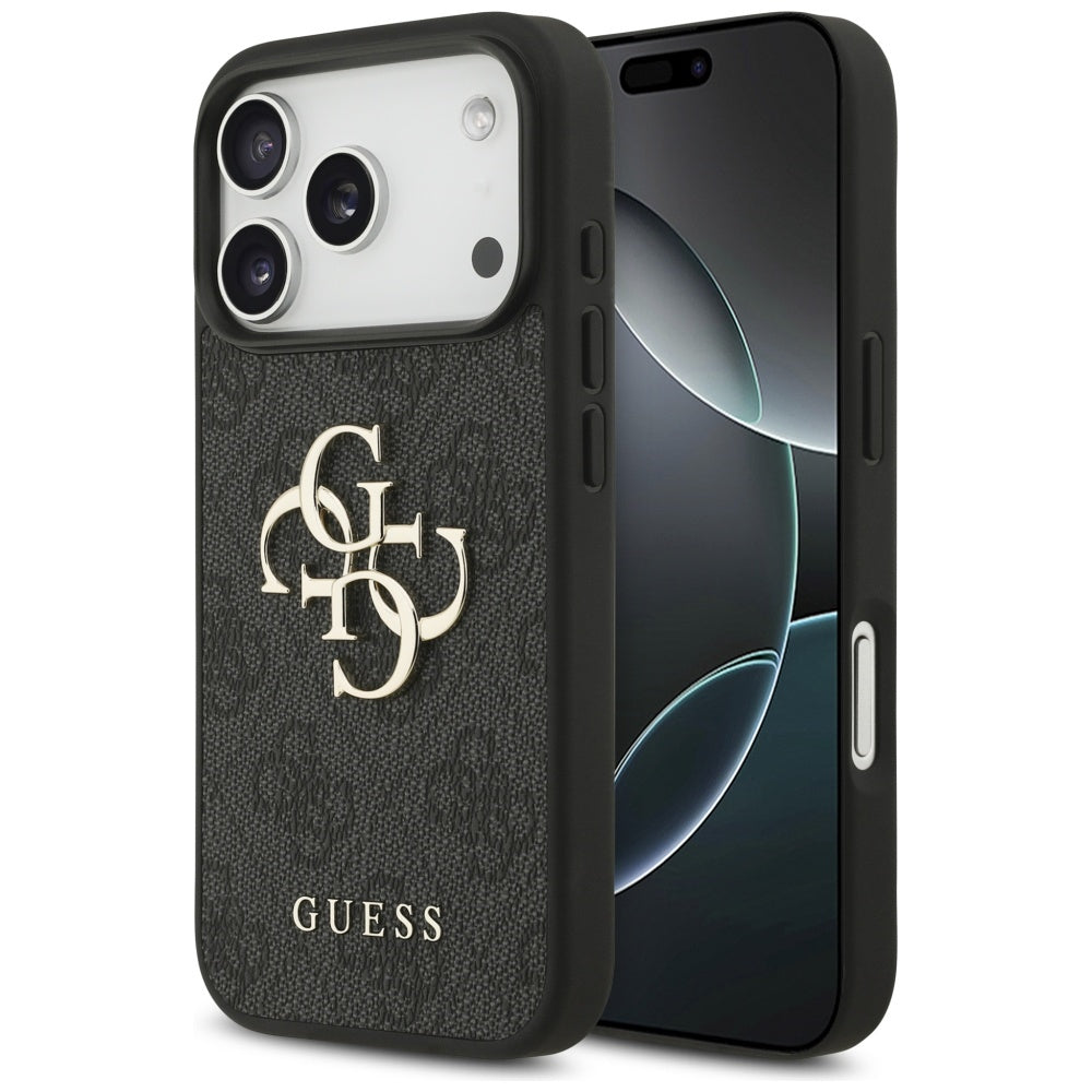 Husa de protectie Guess Hardcase 4G Big Logo (GUHCP17L4GMGGR) compatibil cu iPhone 17 Pro, Negru