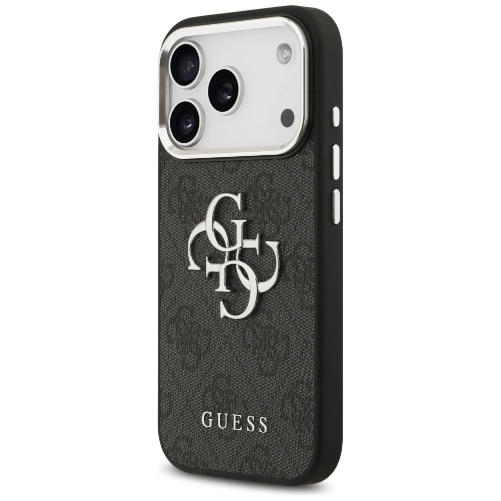 Husa de protectie Guess Hardcase Big 4G Logo Classic Logo (GUHCP17LP4G4SMCK) compatibil cu iPhone 17 Pro, Negru