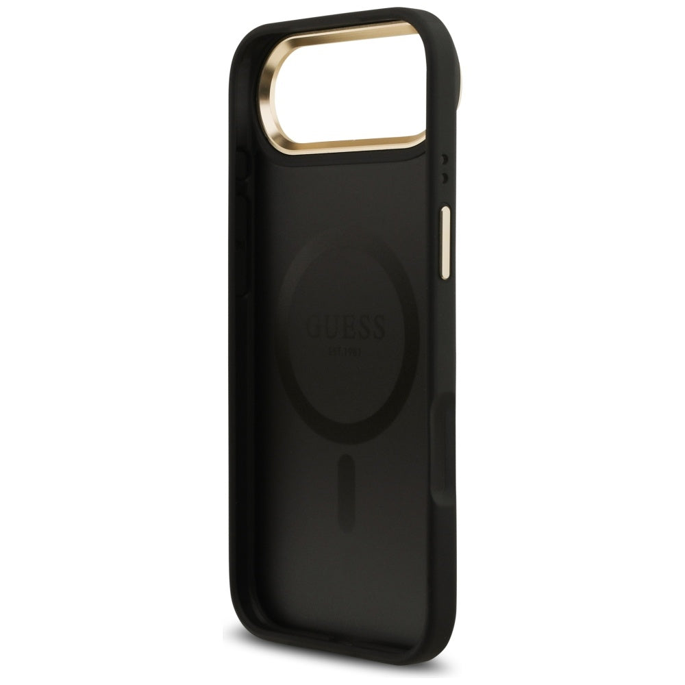 Husa de protectie Guess Hardcase 4G Classic MagSafe (GUHMP17MP4MSEGCK) compatibil cu iPhone 17 Air, Negru