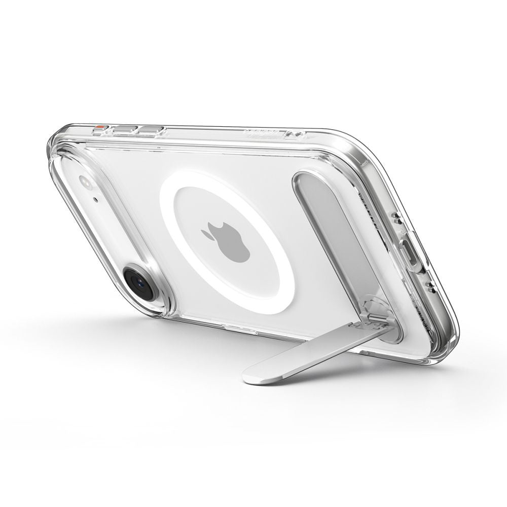Husa de protectie Spigen Ultra Hybrid S MagSafe (ACS09926) compatibil cu iPhone 17 Air, Transparent /White