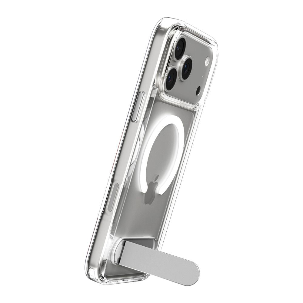 Husa de protectie Spigen Ultra Hybrid S MagSafe (ACS09946) compatibil cu iPhone 17 Pro, Transparent /White