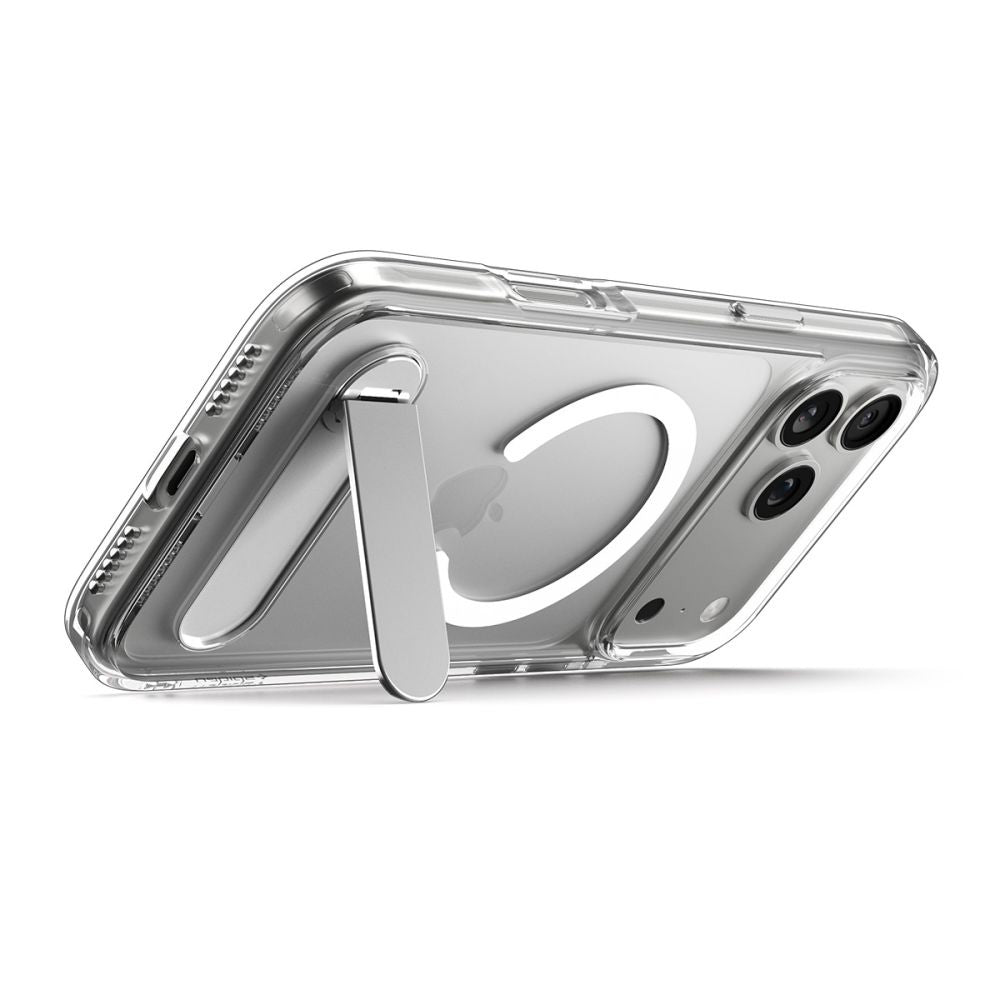 Husa de protectie Spigen Ultra Hybrid S MagSafe (ACS09946) compatibil cu iPhone 17 Pro, Transparent /White