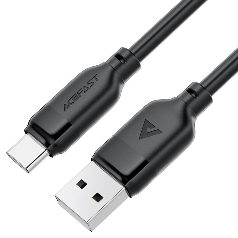 Cablu Acefast (C16-04), Fast Charging, USB to Type-C, 3A, Bend-Resistant, 1.2m, Negru