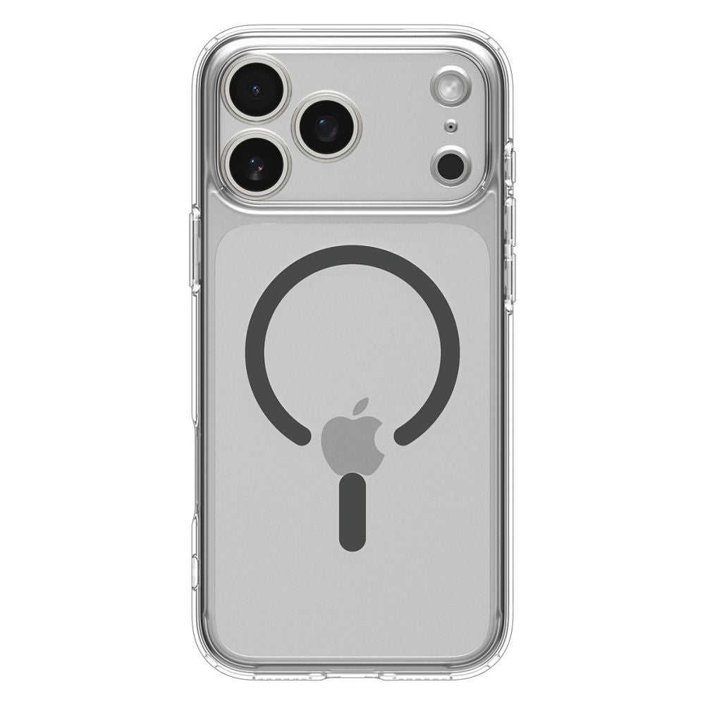 Husa de protectie Spigen Ultra Hybrid MagSafe (ACS10347) compatibil cu iPhone 17 Pro, Transparent /Graphite