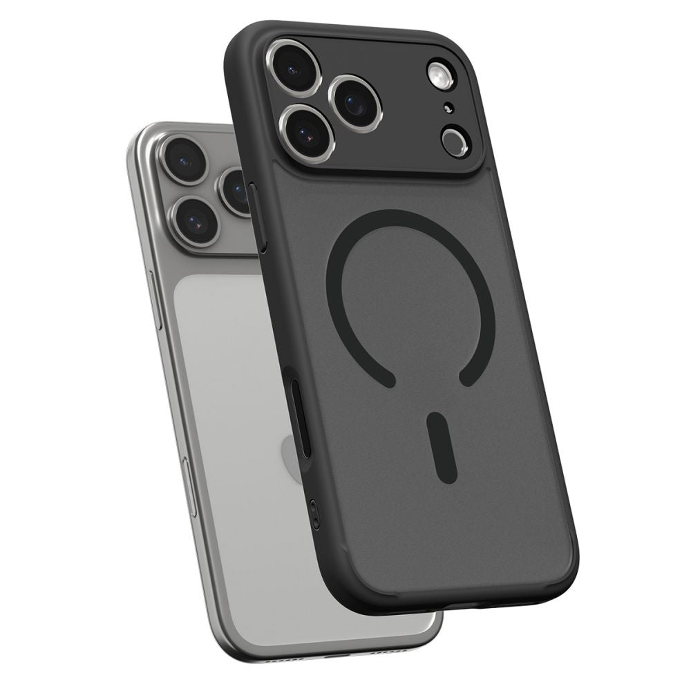 Husa de protectie Spigen Ultra Hybrid MagSafe (ACS10285) compatibil cu iPhone 17 Pro Max, Frost Black