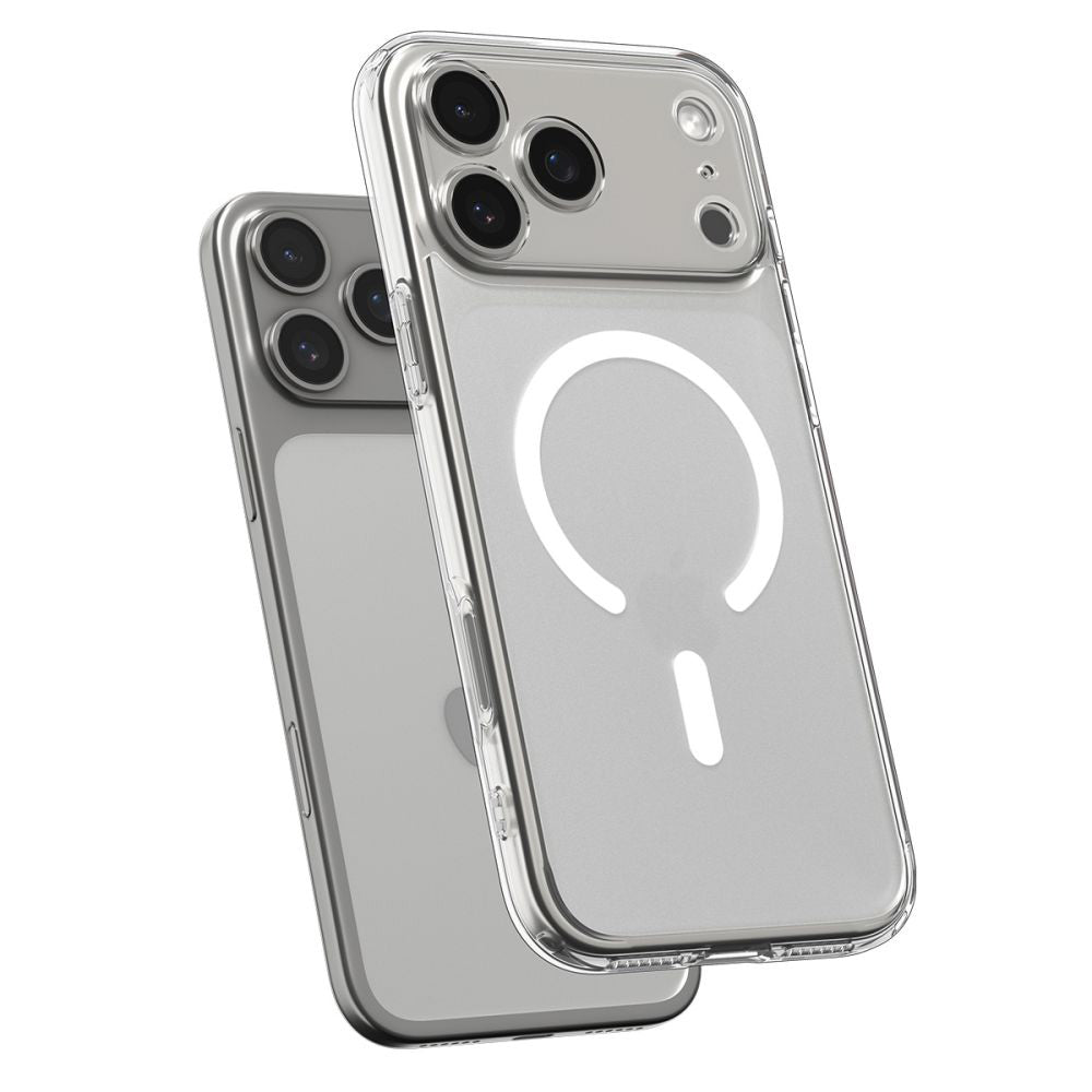 Husa de protectie Spigen Ultra Hybrid MagSafe (ACS10286) compatibil cu iPhone 17 Pro Max, Frost White
