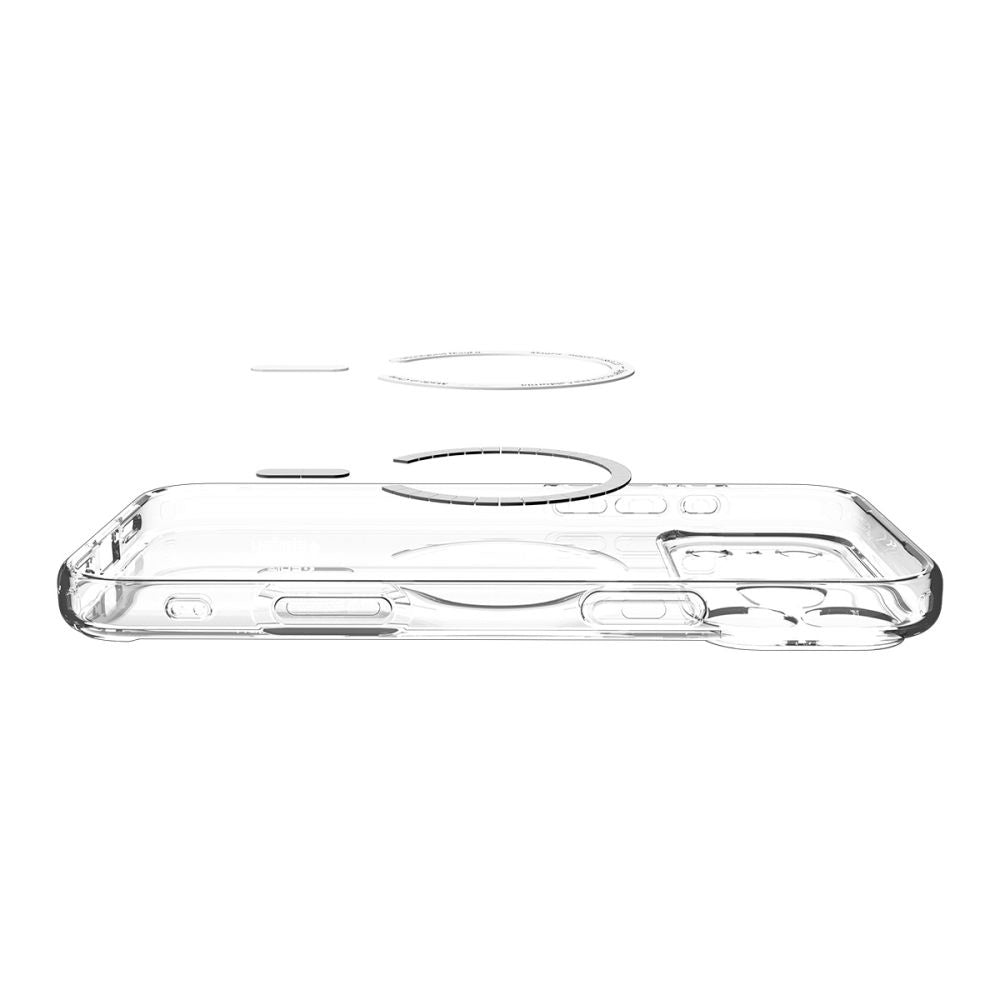 Husa de protectie Spigen Ultra Hybrid MagSafe (ACS10350) compatibil cu iPhone 17 Pro, Frost White