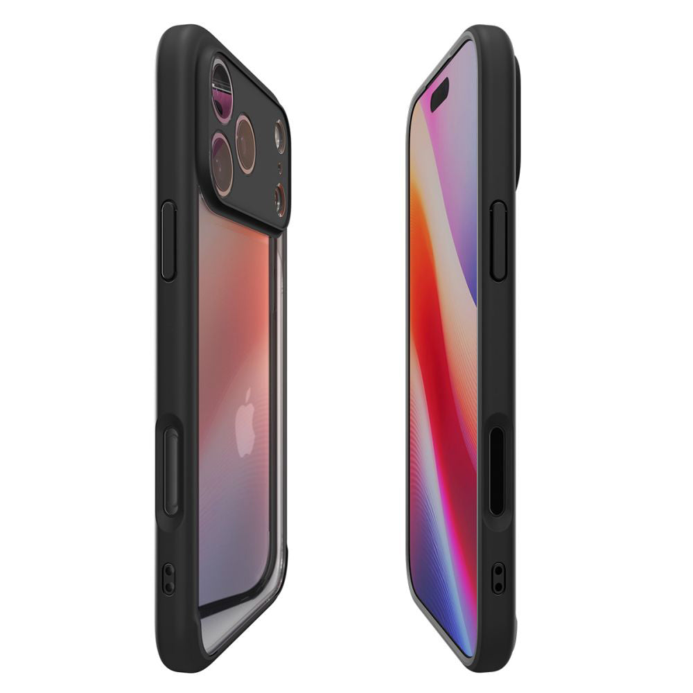 Husa de protectie Spigen Ultra Hybrid (ACS10343) compatibil cu iPhone 17 Pro, Negru Mat