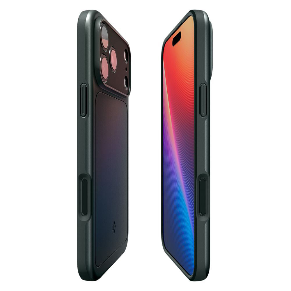 Husa de protectie Spigen Thin Fit compatibil cu iPhone 17 Pro Max, Verde inchis