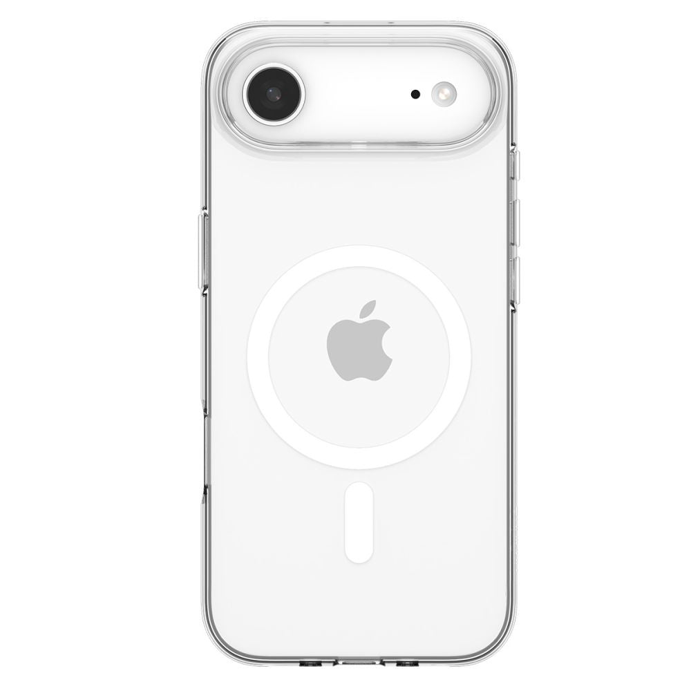 Husa de protectie Spigen Liquid Crystal MagSafe (ACS10395) compatibil cu iPhone 17 Air, Transparent / White