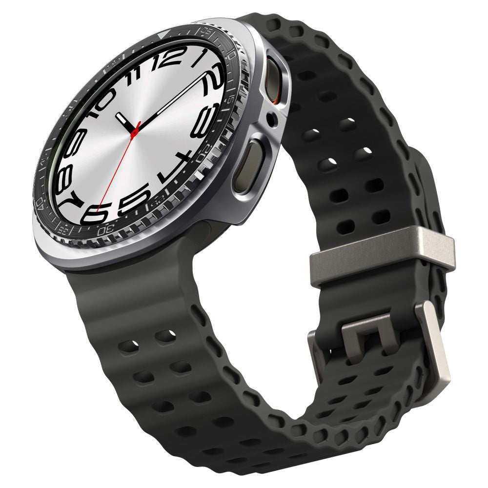 Accesoriu smartwatch Spigen Bezel Tune Pro Diver (ACS10010) compatibil cu for Samsung Galaxy Watch8 44mm, Stainless Steel, Negru