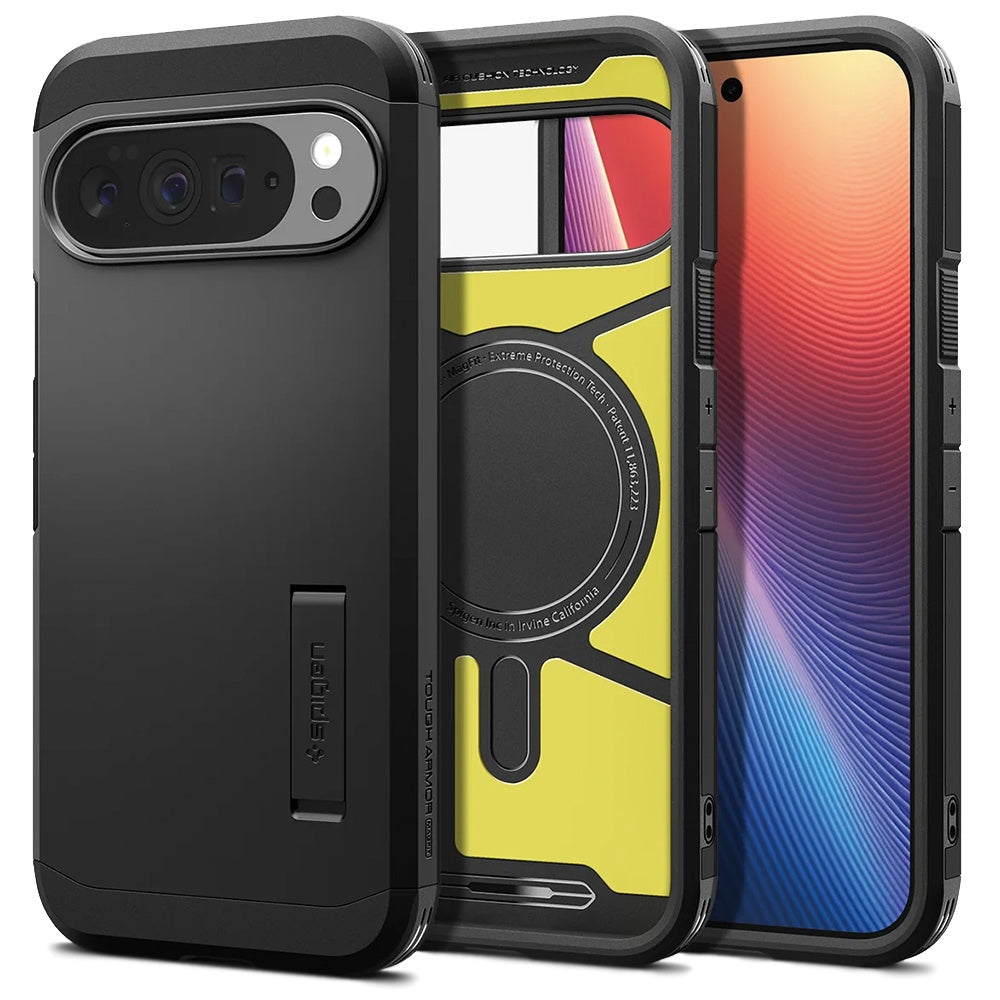 Husa de protectie Spigen Tough Armor MagSafe (ACS09728) compatibil cu Google Pixel 10 Pro XL, Negru