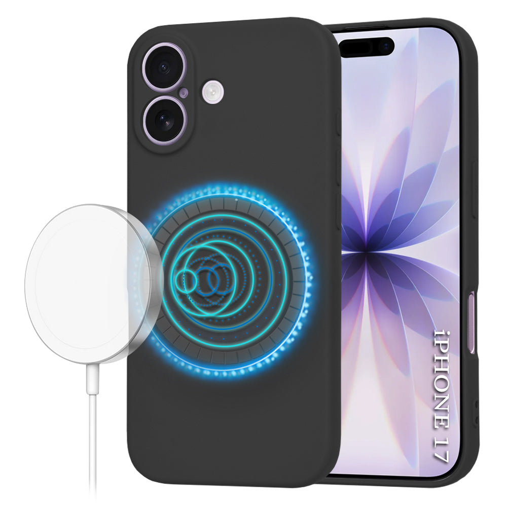 Husa de protectie Techsuit SoftFlex MagSafe compatibil cu iPhone 17, Negru