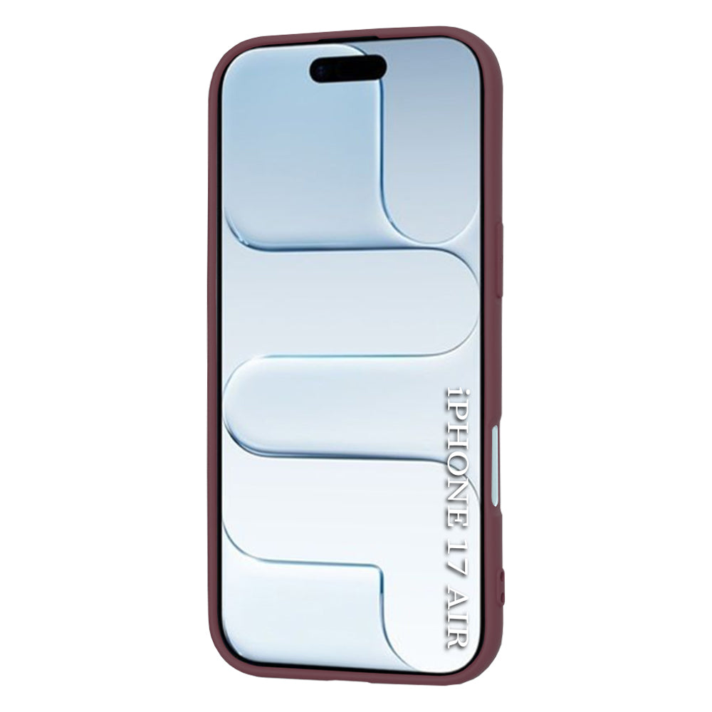 Husa de protectie Techsuit SoftFlex MagSafe compatibil cu iPhone 17 Air, Plum Red