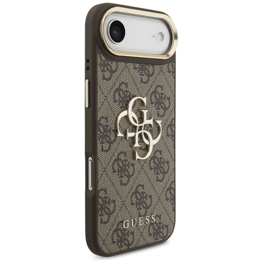 Husa de protectie Guess Hardcase Big 4G Classic Logo (GUHCP17M4GMGCBR) compatibil cu iPhone 17 Air, Maro