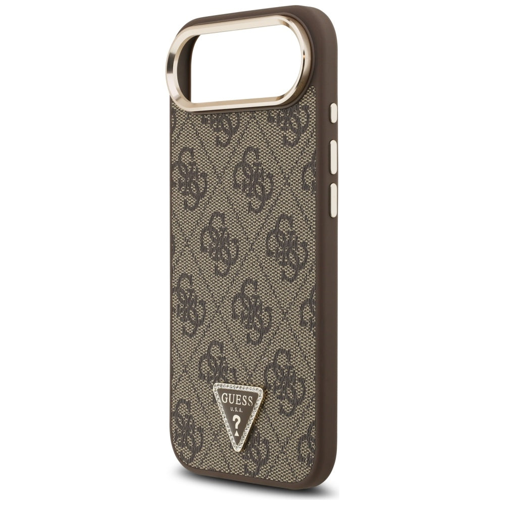 Husa de protectie Guess Hardcase 4G Triangle Logo (GUHMP17MP4GTDGMW) compatibil cu iPhone 17 Air, Maro