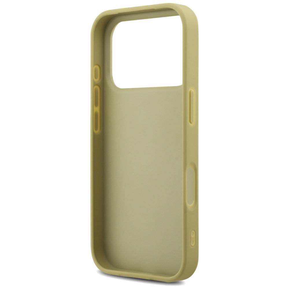 Husa de protectie Guess Fixed Glitter Big 4G (GUHCP17XHG4SGD) compatibil cu iPhone 17 Pro Max, Auriu