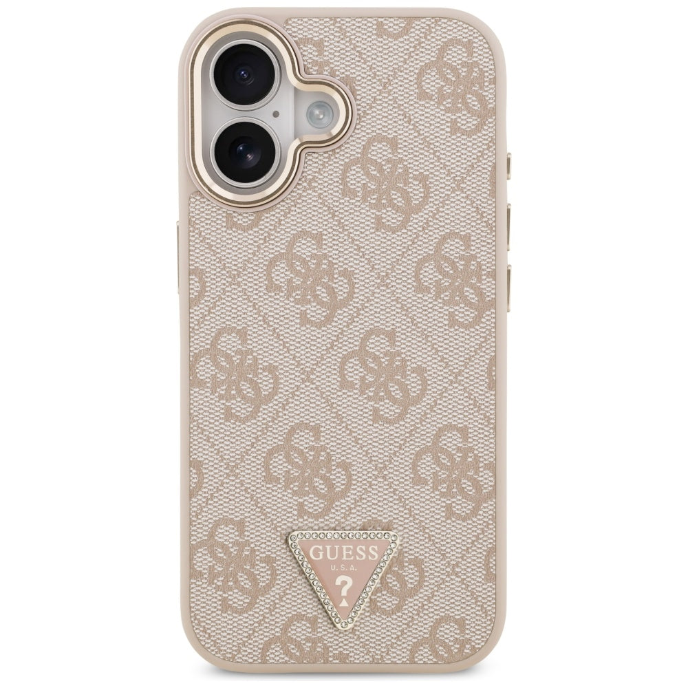 Husa de protectie Guess Hardcase 4G compatibil cu iPhone 17, Roz