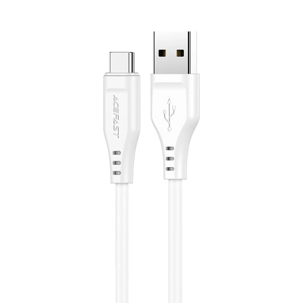 Cablu Acefast (C3-03), USB to Type-C, 60W, 3A, Fast Charging, 1.2m, Alb