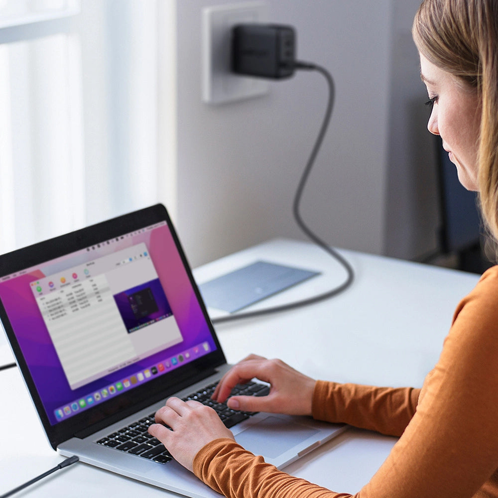 Cablu Acefast (C3-03), USB to Type-C, 60W, 3A, Fast Charging, 1.2m, Alb