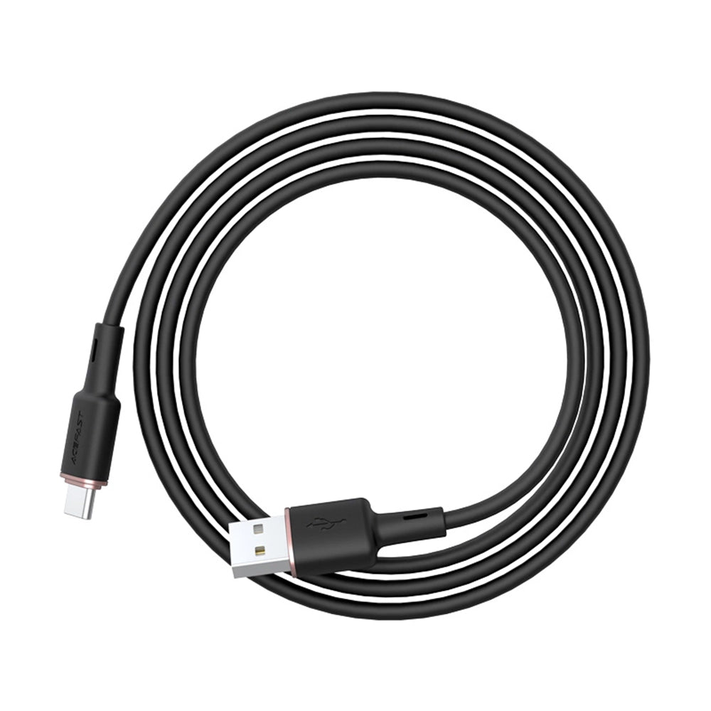 Cablu Acefast (C2-04), USB to Type-C, Fast Charging, 3A, 1.2m, Negru