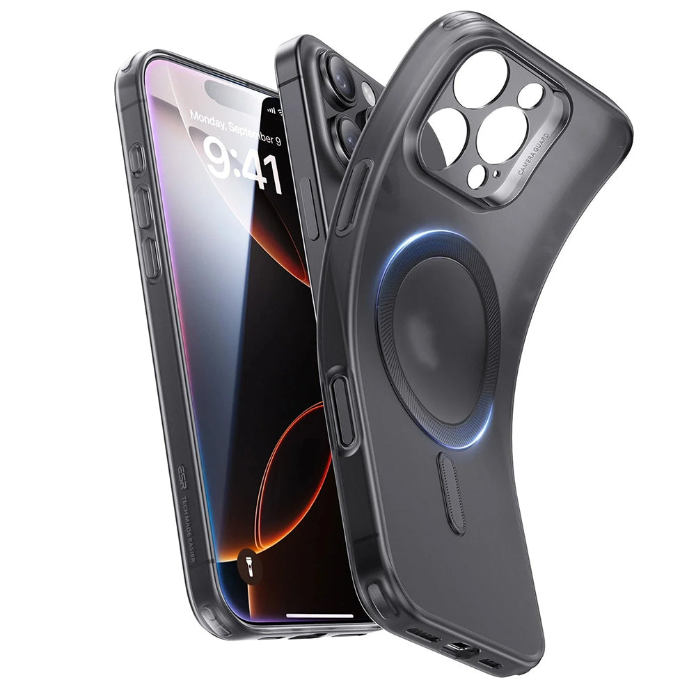 Husa de protectie ESR Zero HaloLock compatibil cu iPhone 16 Pro, Negru Mat