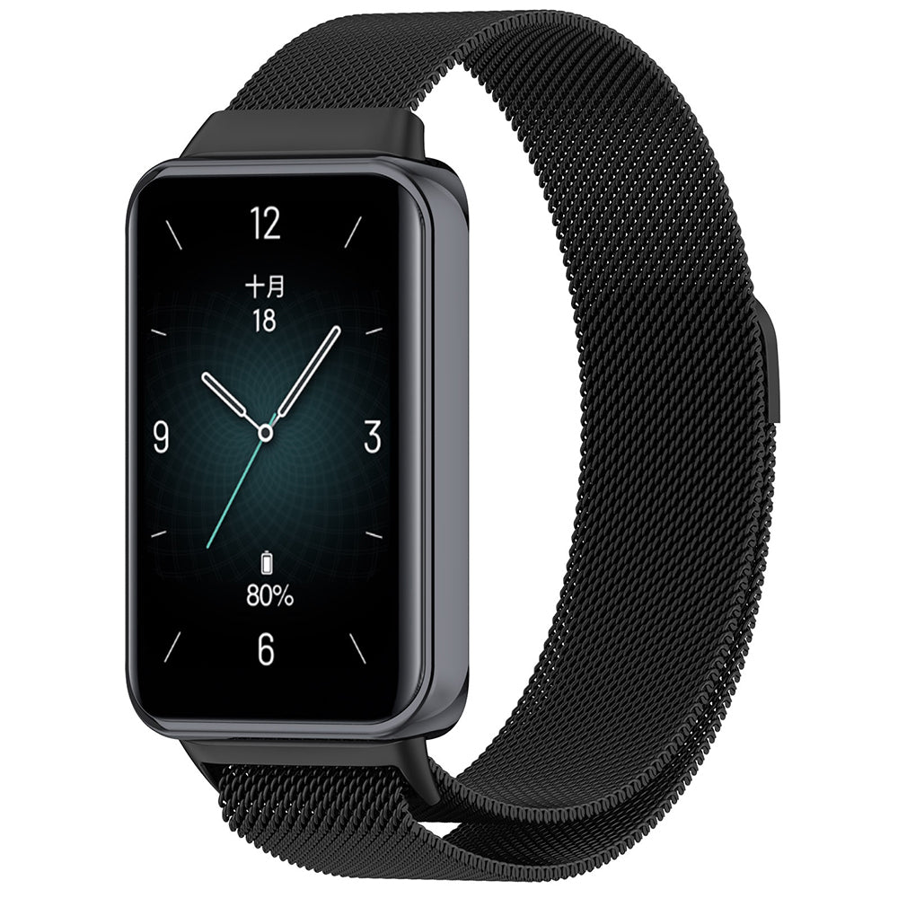 Curea smartwatch Techsuit Watchband (W009) compatibil cu Honor Band 9, Negru