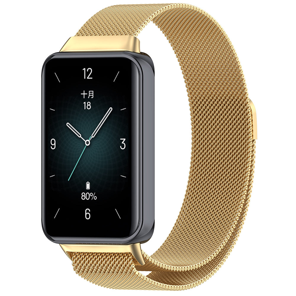 Curea smartwatch Techsuit Watchband (W009) compatibil cu Honor Band 9, Auriu