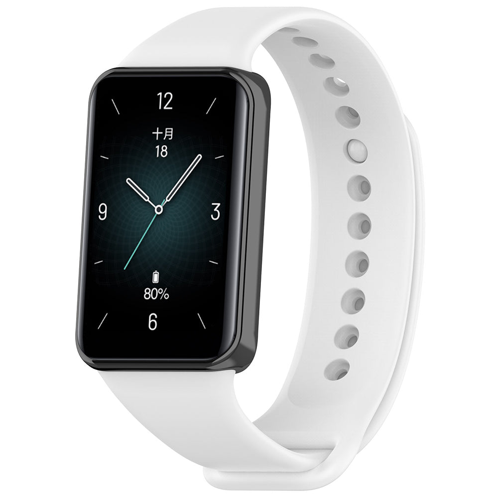 Curea smartwatch Techsuit Watchband (W014) compatibil cu Honor Band 9, Alb