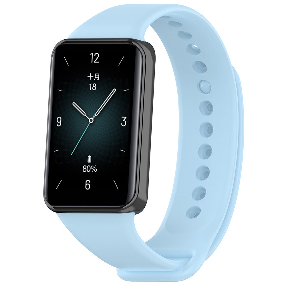 Curea smartwatch Techsuit Watchband (W014) compatibil cu Honor Band 9, Albastru Cer