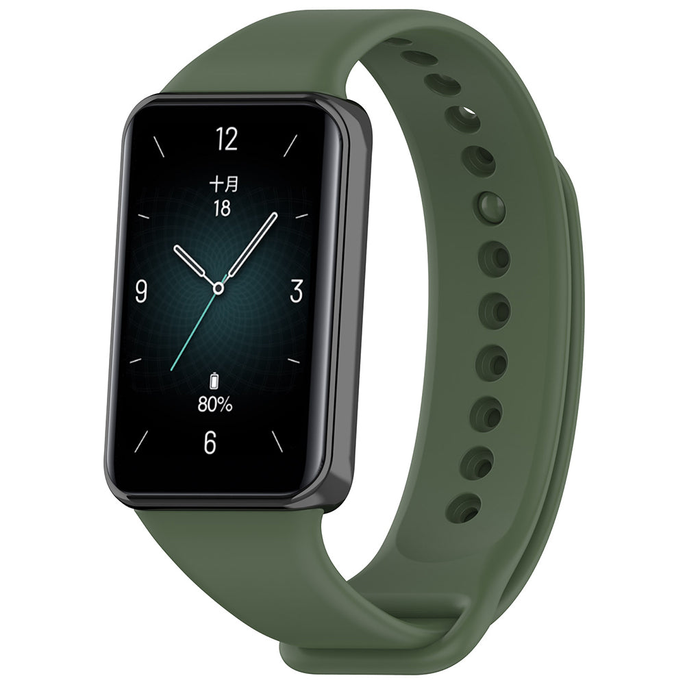 Curea smartwatch Techsuit Watchband (W014) compatibil cu Honor Band 9, Verde Inchis