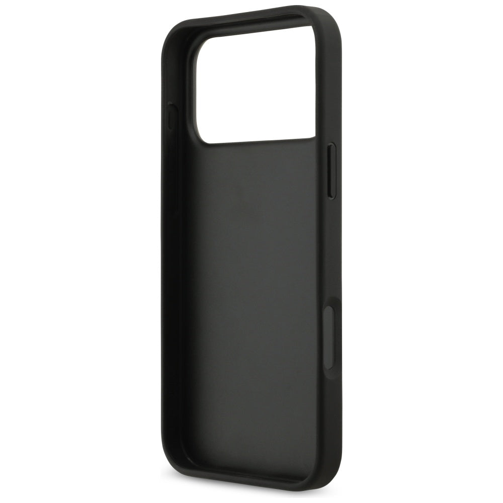 Husa de protectie Guess Hardcase 4G Grained Big and Classic Logo (GUHCP17XPGT4MBK) compatibil cu iPhone 17 Pro Max, Negru