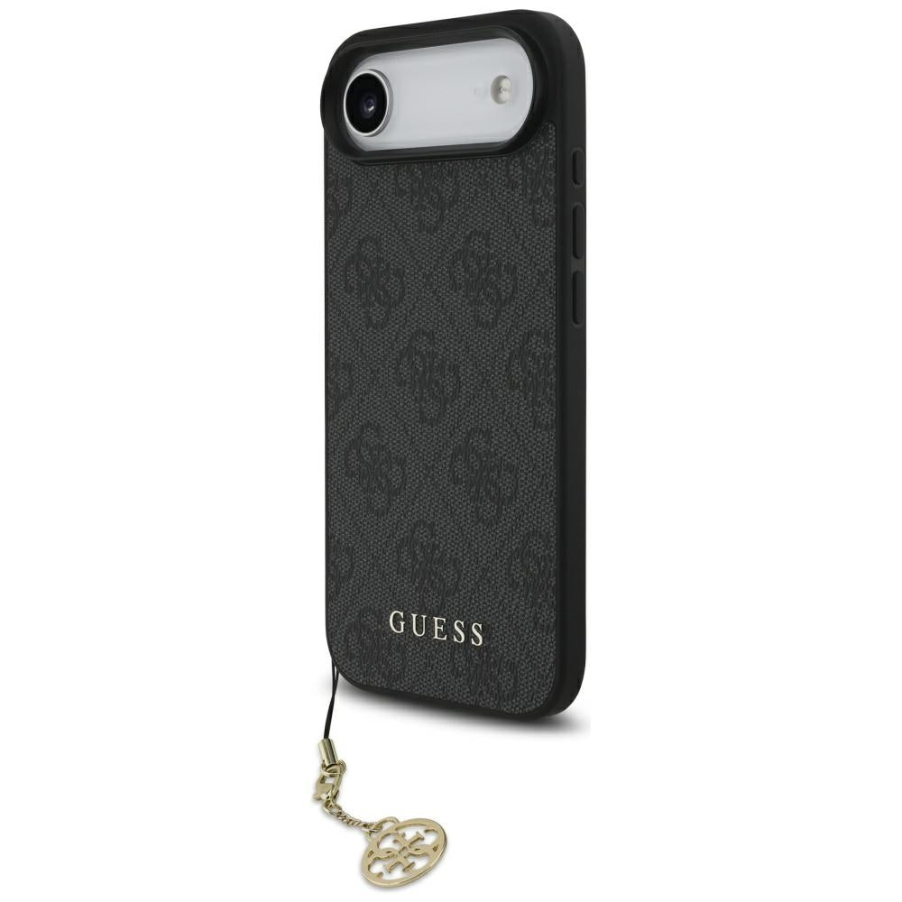 Husa de protectie Guess Hardcase 4G Charm Cradle MagSafe (GUHMP17MGF4GCK) compatibil cu iPhone 17 Air, Negru