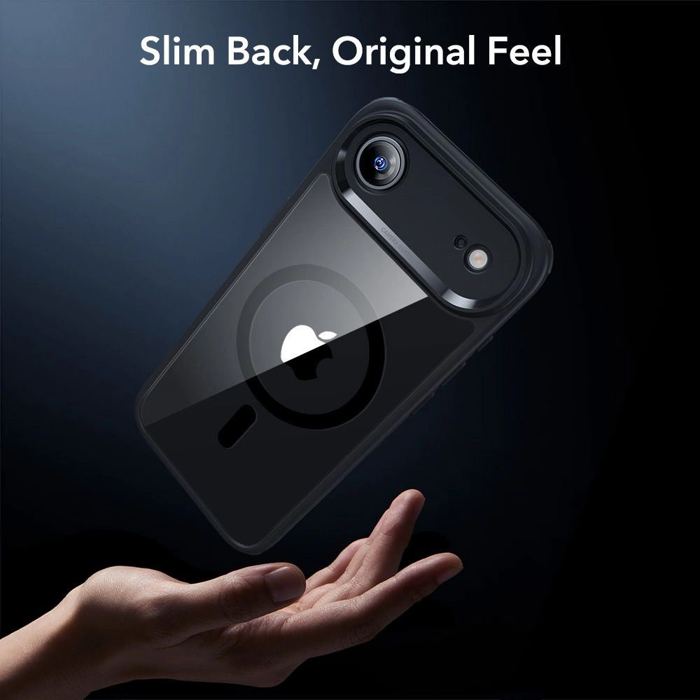 Folie de protectie ESR Classic Hybrid HaloLock compatibil cu iPhone 17 Air, Transparent Black