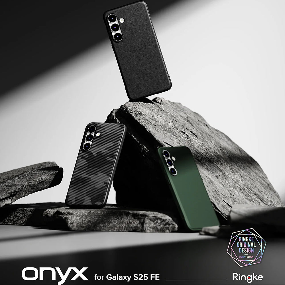 Husa de protectie Ringke Onyx compatibil cu Samsung Galaxy S25 FE, Negru