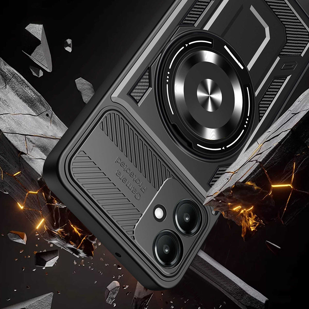 Husa de protectie Techsuit RuggedCam compatibil cu Samsung Galaxy A07 4G, Mov