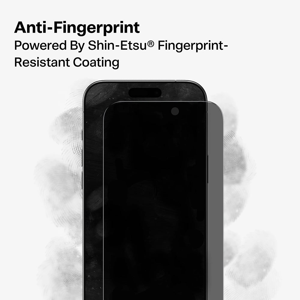Folie de protectie Torras GlassGo Install Master Privacy compatibil cu iPhone 17 Pro Max, Negru