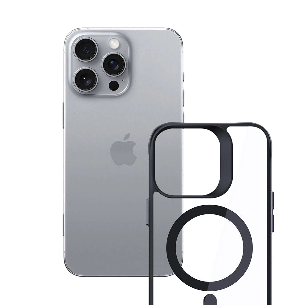 Husa de protectie 3mk Satin Armor MagCase compatibil cu iPhone 16 Pro, Transparent
