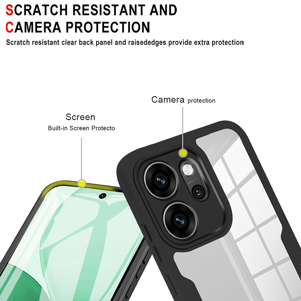 Folie de protectie Techsuit ColorVerse 360 Series + compatibil cu Oppo Reno14 F / Reno14 FS 5G, Roz