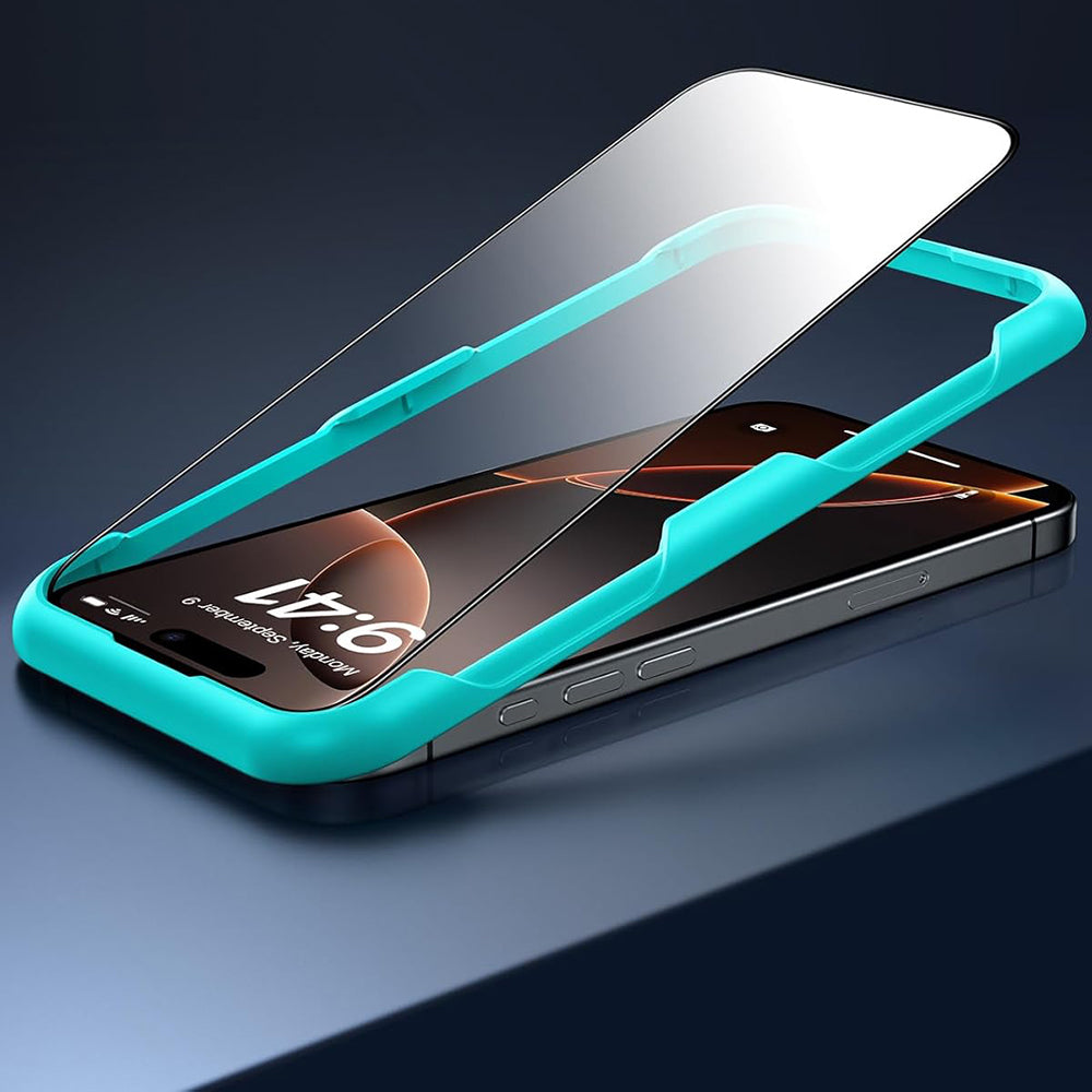 Folie de protectie ESR Tempered Glass (set de 3) compatibil cu iPhone 17 Pro Max, Negru
