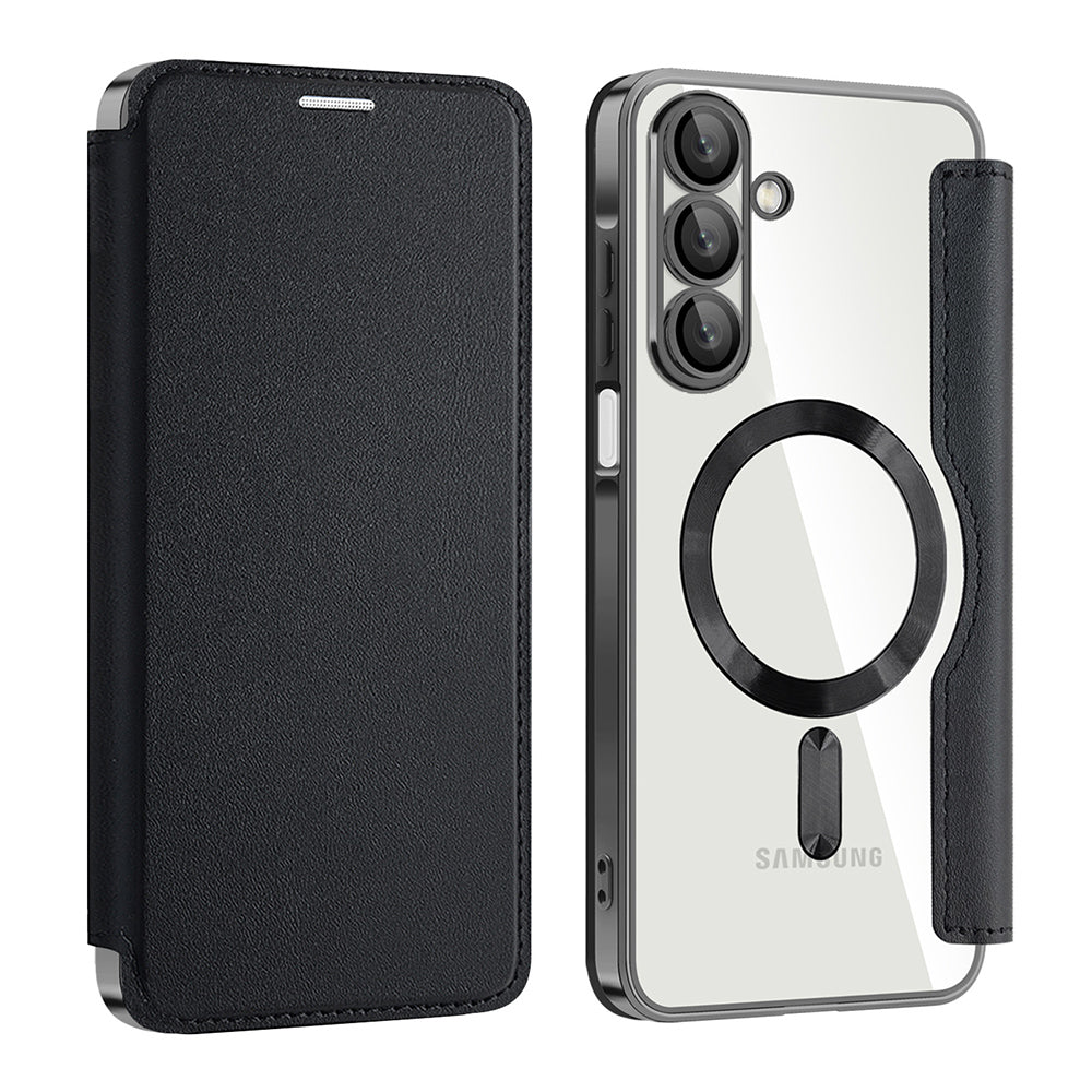 Husa de protectie Techsuit SmartMag Book compatibil cu Samsung Galaxy A17 5G / A17 4G / M17 / F17, Negru
