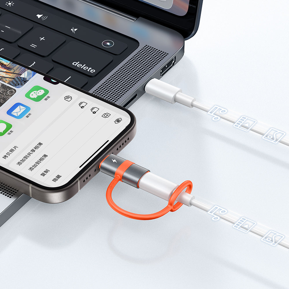 Adaptor Mcdodo Lightning la USB-C 3A 60W, Gri