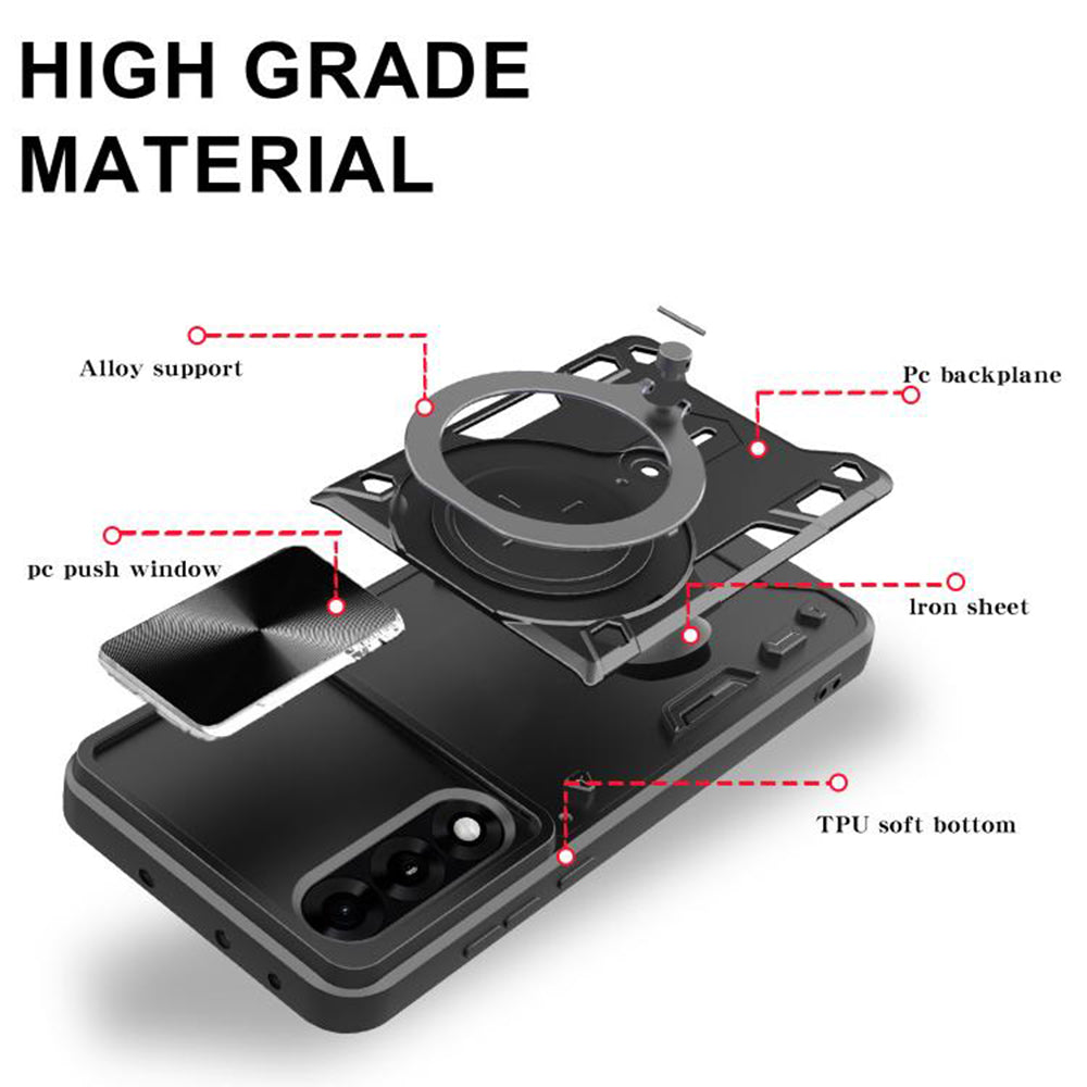 Husa de protectie Techsuit CamGuard Pro compatibil cu OnePlus Nord 5, Negru