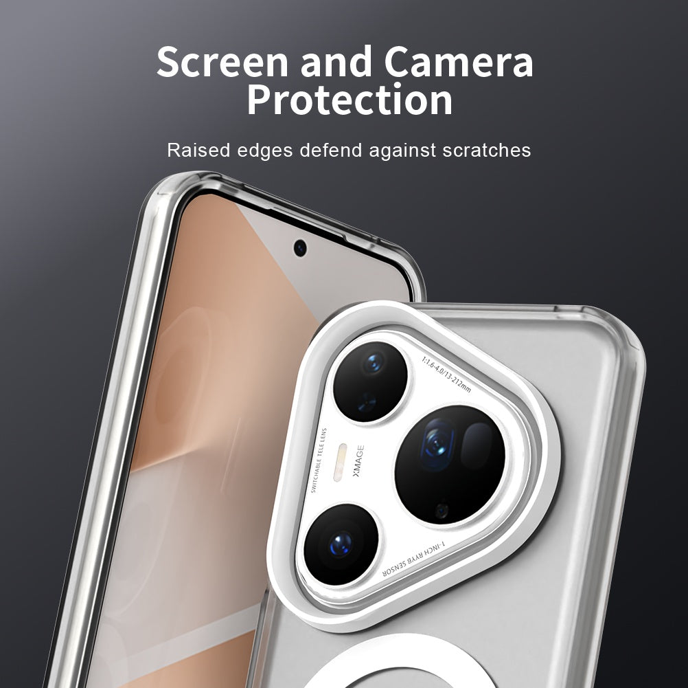 Husa de protectie Techsuit CandyCase MagSafe compatibil cu Huawei Pura 80 Ultra, Alb