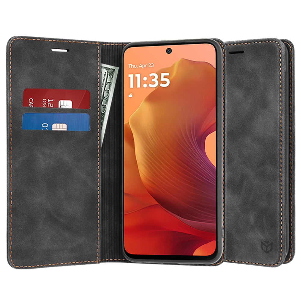 Husa de protectie Techsuit Confy compatibil cu Motorola Moto G15 / G15 Power / G17 / G17 Power, Negru