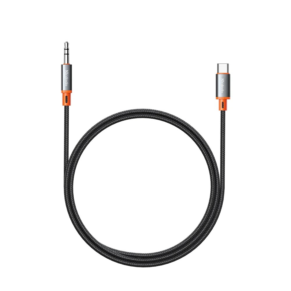 Cablu Mcdodo Castle (CA-0820), Type-C la Jack 3.5mm, 1.2m, Negru