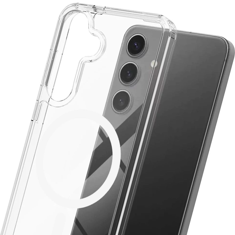 Husa de protectie 3mk Armor MagCase compatibil cu Samsung Galaxy S25 / S24, Transparent