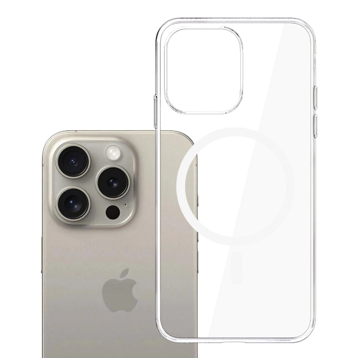Husă 3mk Clear MagCase transparentă pentru iPhone 15 Pro Max